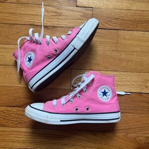 Converse Kids High-Top Sneakers in Pink
